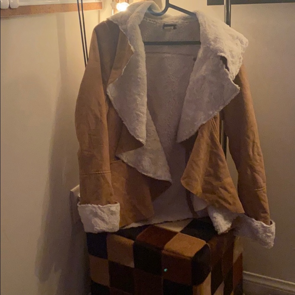 Light weight faux fur jacket